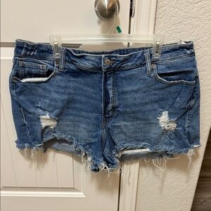 Old Navy Frayed Blue Jean Shorts